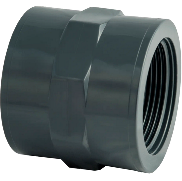 PVC Mof verlopend PN10 - 50x1"1/2mof x bi dr - MM50