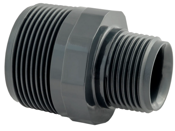 PVC Verloopnippel PN10 - 2"x1" bu dr - RMM21