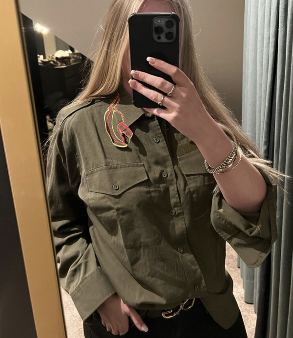 Ragyard - Lobster Blouse - Army Green