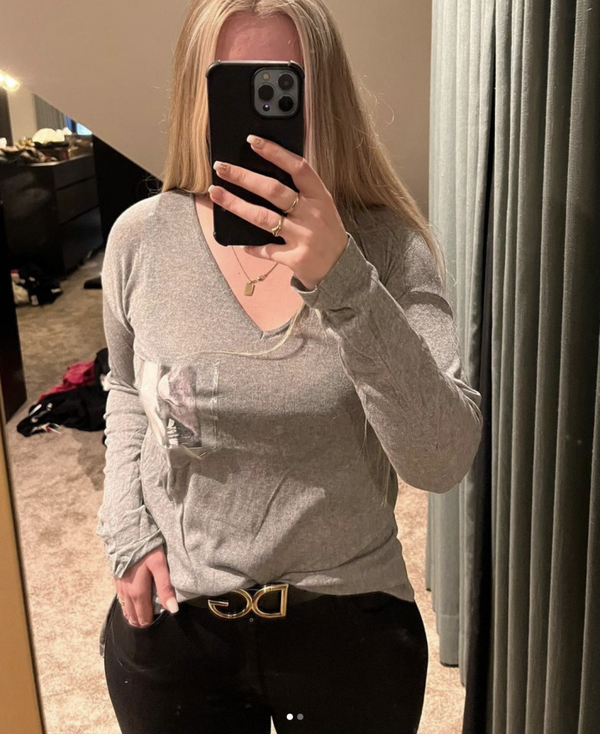 Frankie Morello - Thin Sweater - Grey