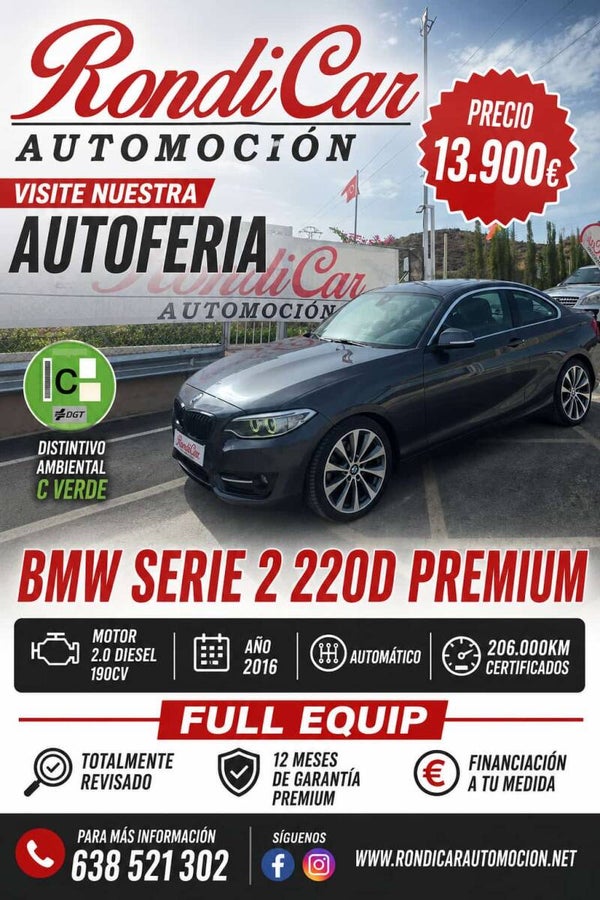 BMW SERIE 2 220D