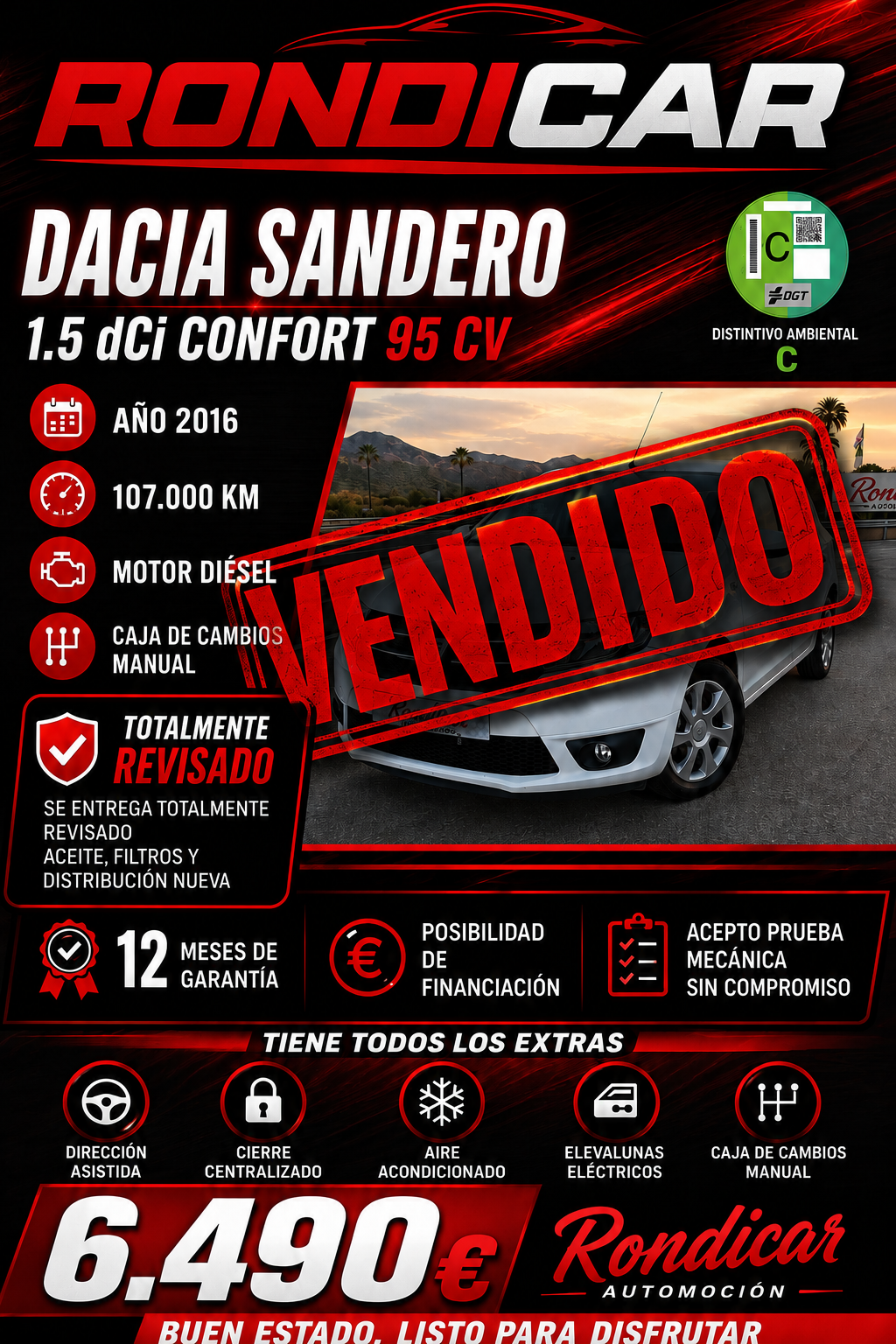 DACIA SANDERO 1.5 DCI CONFORT