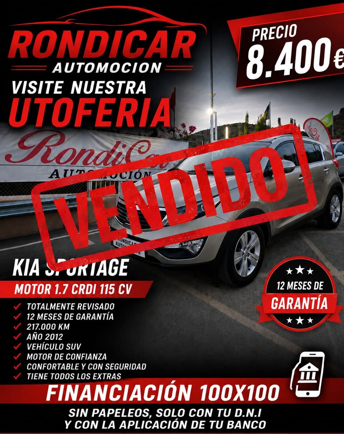 KIA SPORTAGE MOTOR 1.7 CRDI 115CV