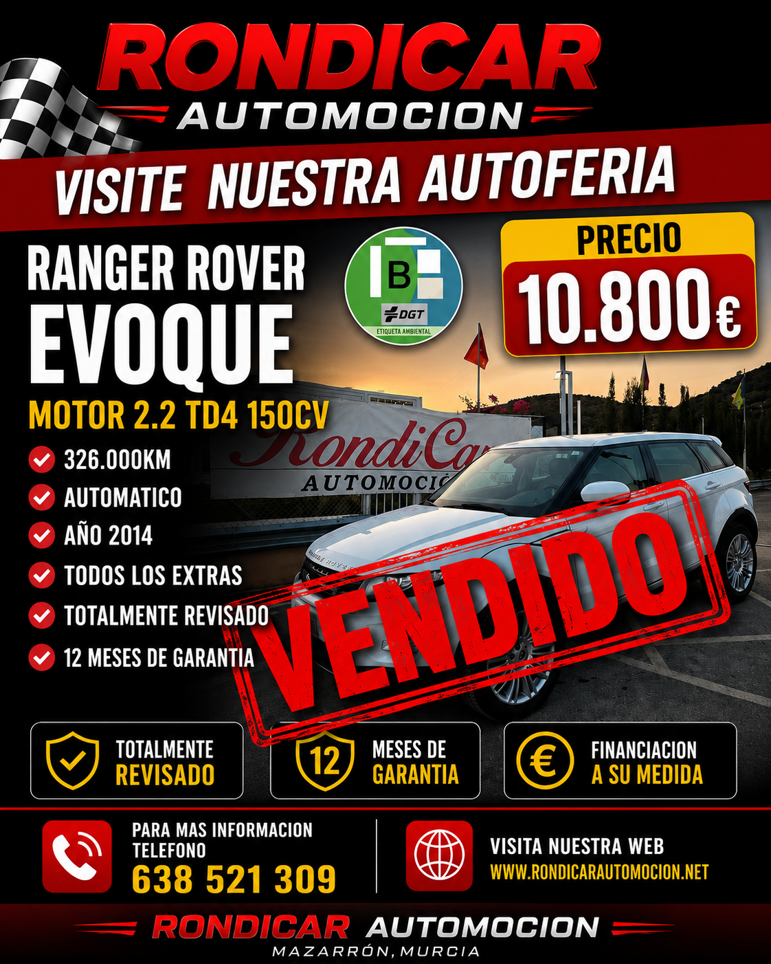 RANGE ROVER EVOQUE 2.2
