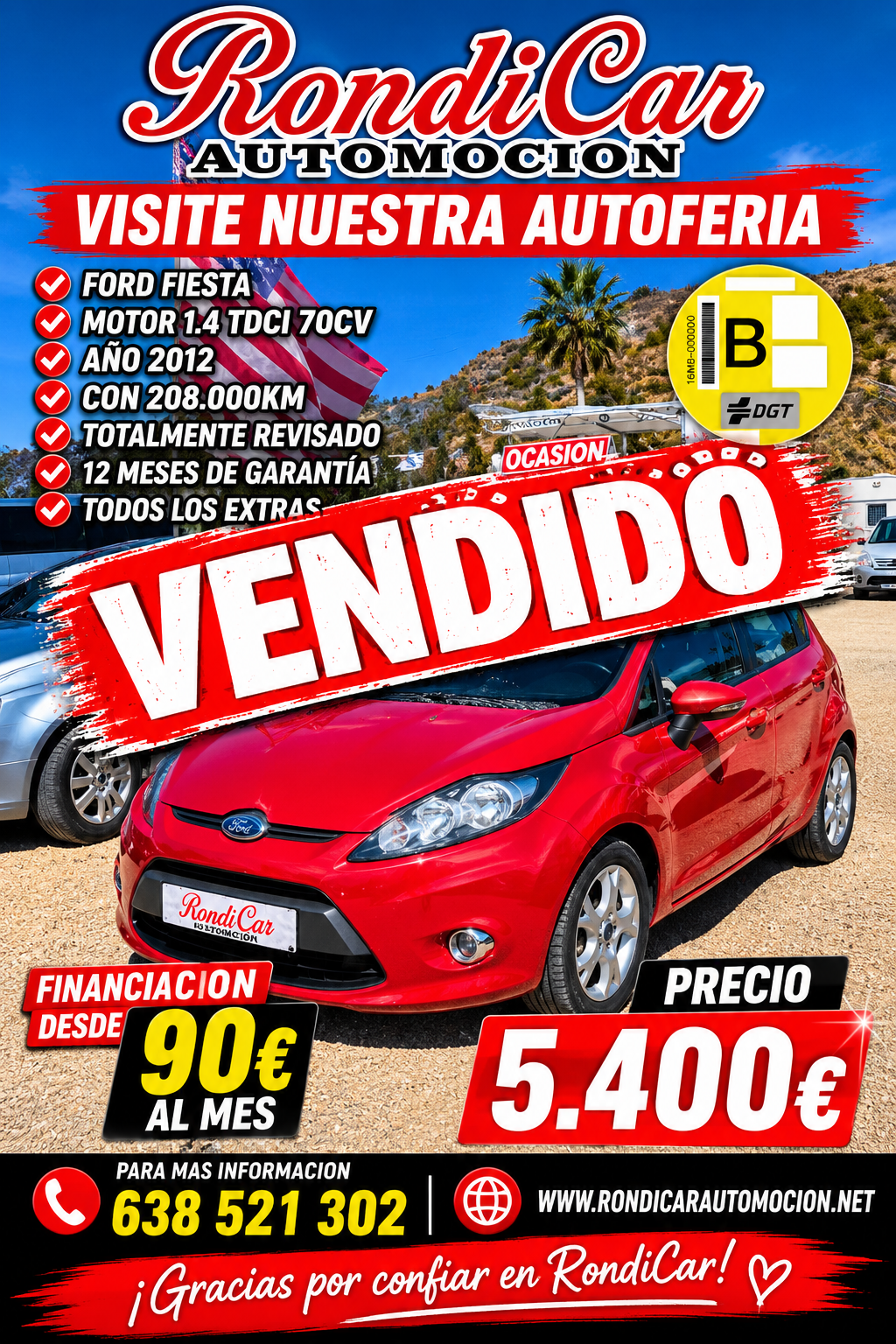 FORD FIESTA 1.4 TDCI