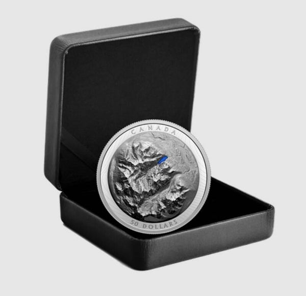 Pièce de 50$ en argent fin 2021 Lac Louise