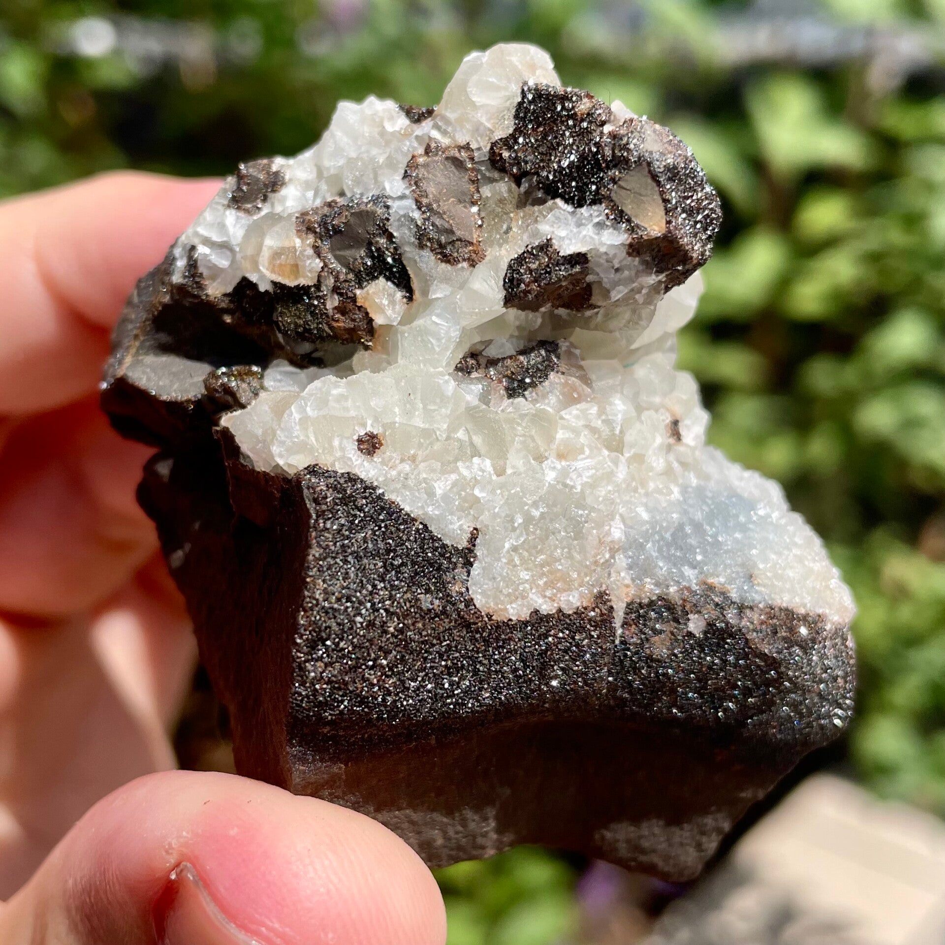 Siderit mit Aragonit aus Deutschland