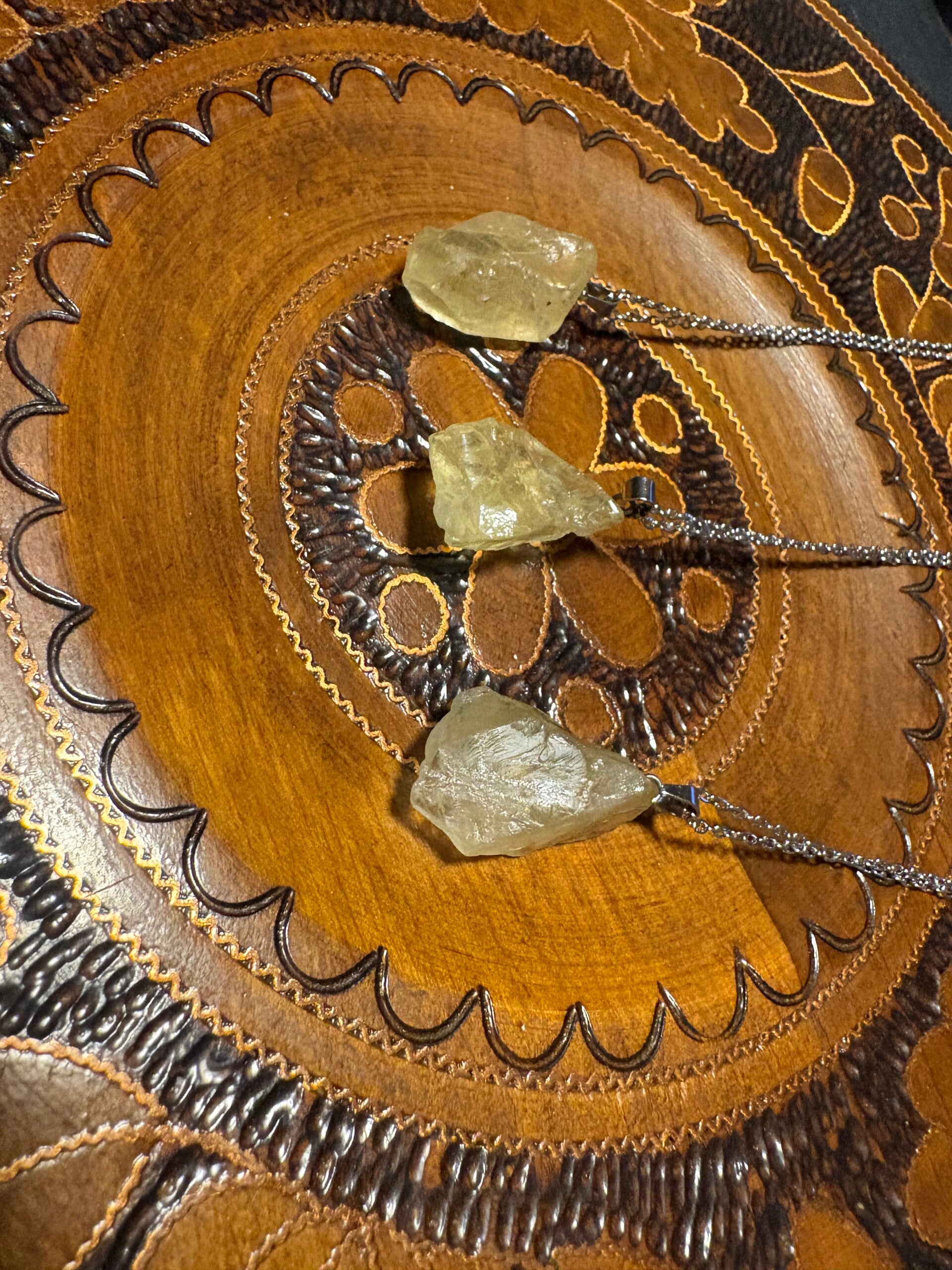 Natuurlijke Citrien Ketting – Ongebrand 🍊✨