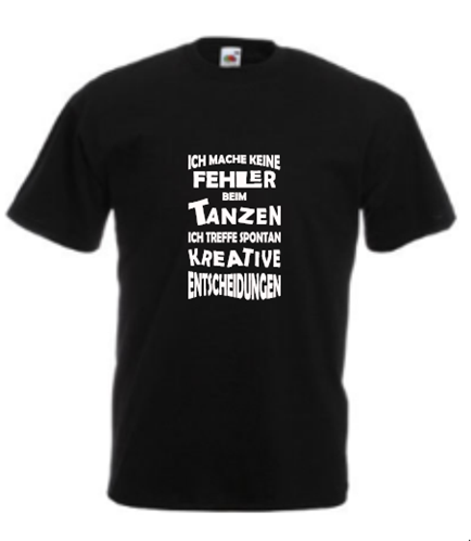 Ich mache keine Fehler beim Tanzen