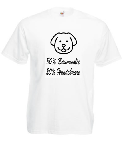 80% Baumwolle 20% Hundehaare
