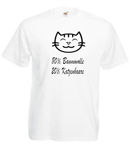 80% Baumwolle 20% Katzenhaare