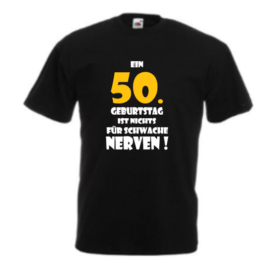 Ein 50. Geburtstag ist nichts für schwache Nerven