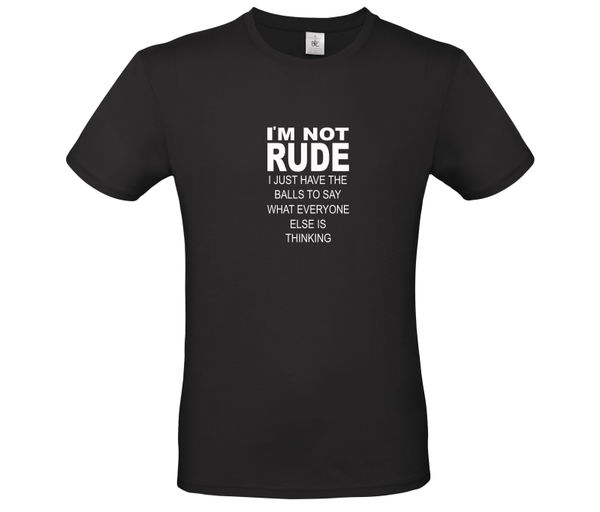 I´m not rude