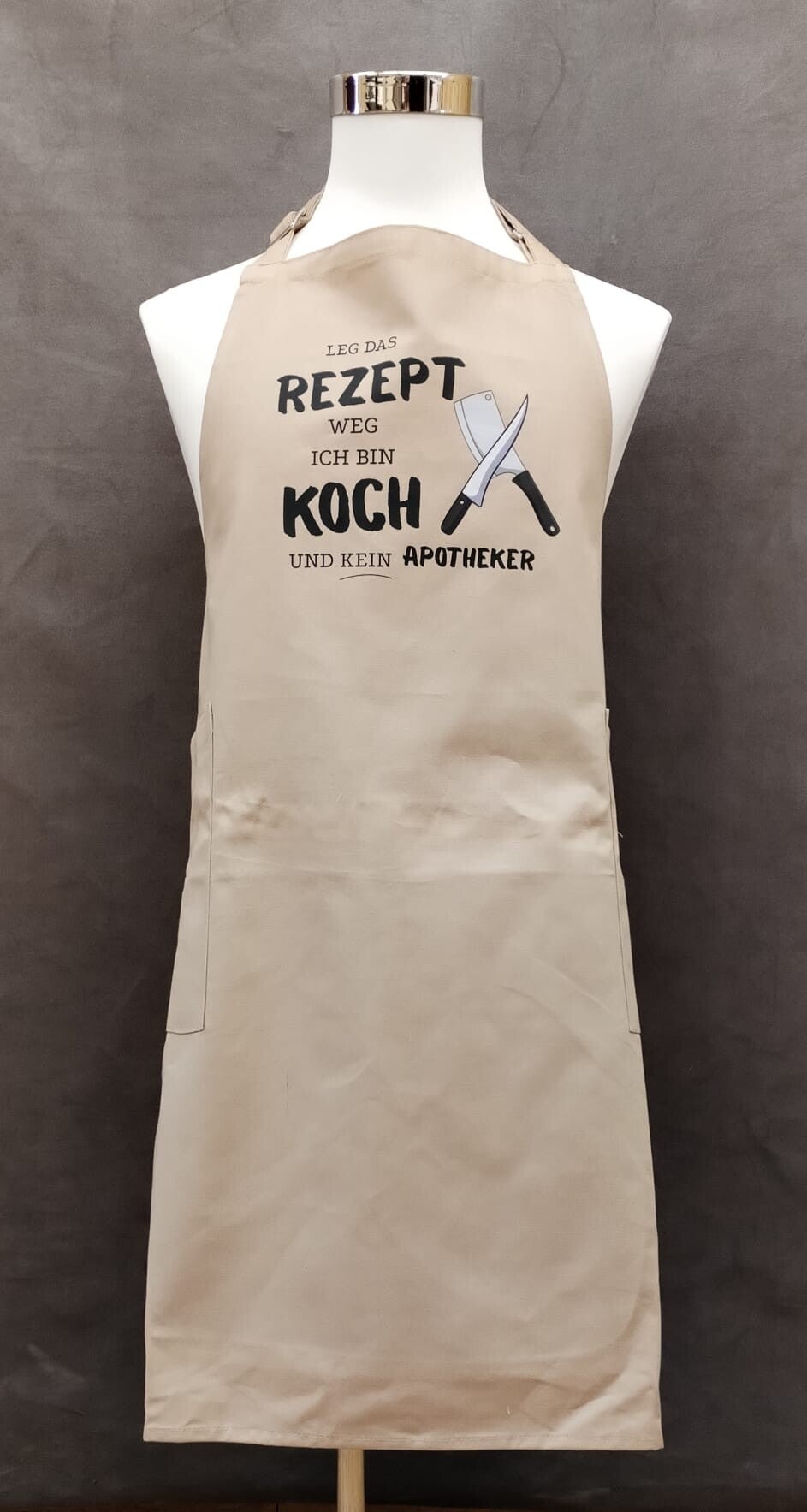 Leg das Rezept weg ich bin Koch und kein Apotheker