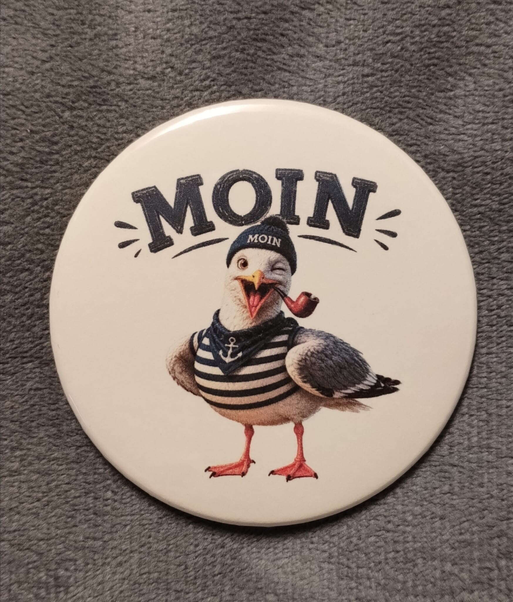 Button Möwe Moin