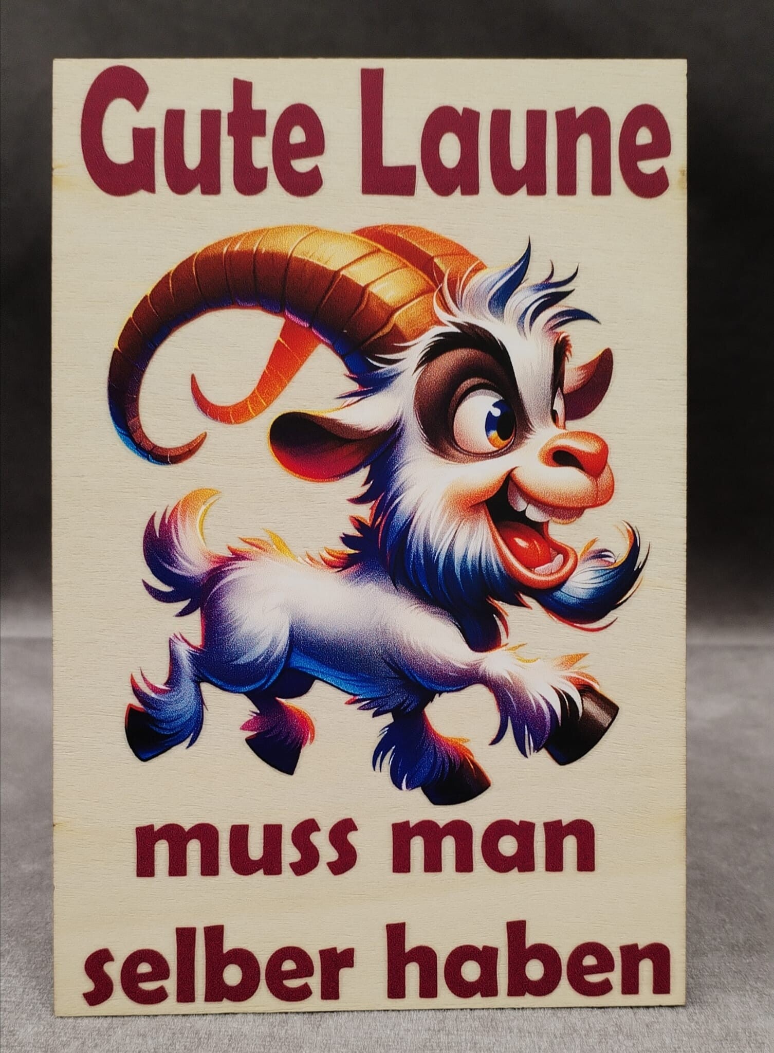 Gute Laune muss man selber haben
