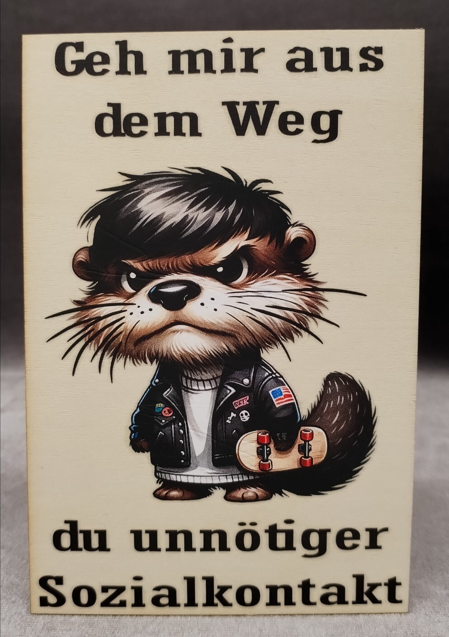 Geh mir aus dem Weg du unnötiger Sozialkontakt