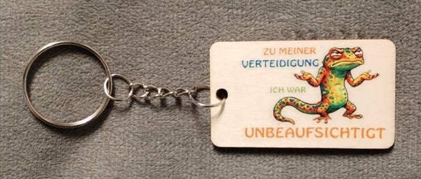 Zu meiner Verteidigung,... Holz