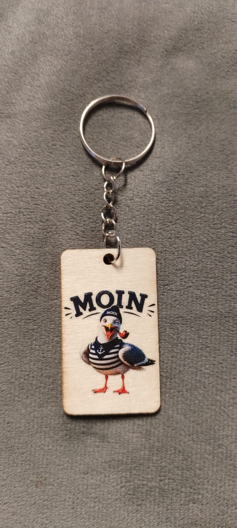 Moin Möwe, Holz