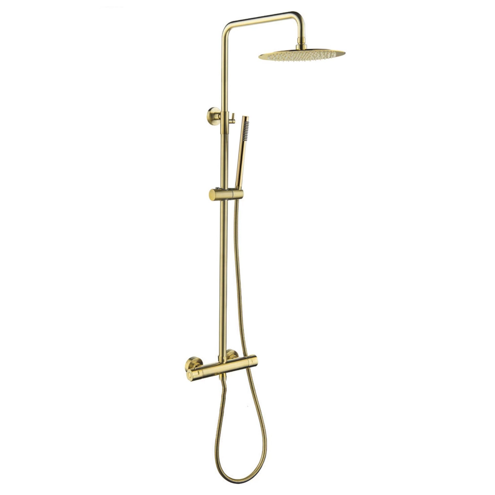 Regendouche Set Venetie Rond Geborsteld Goud