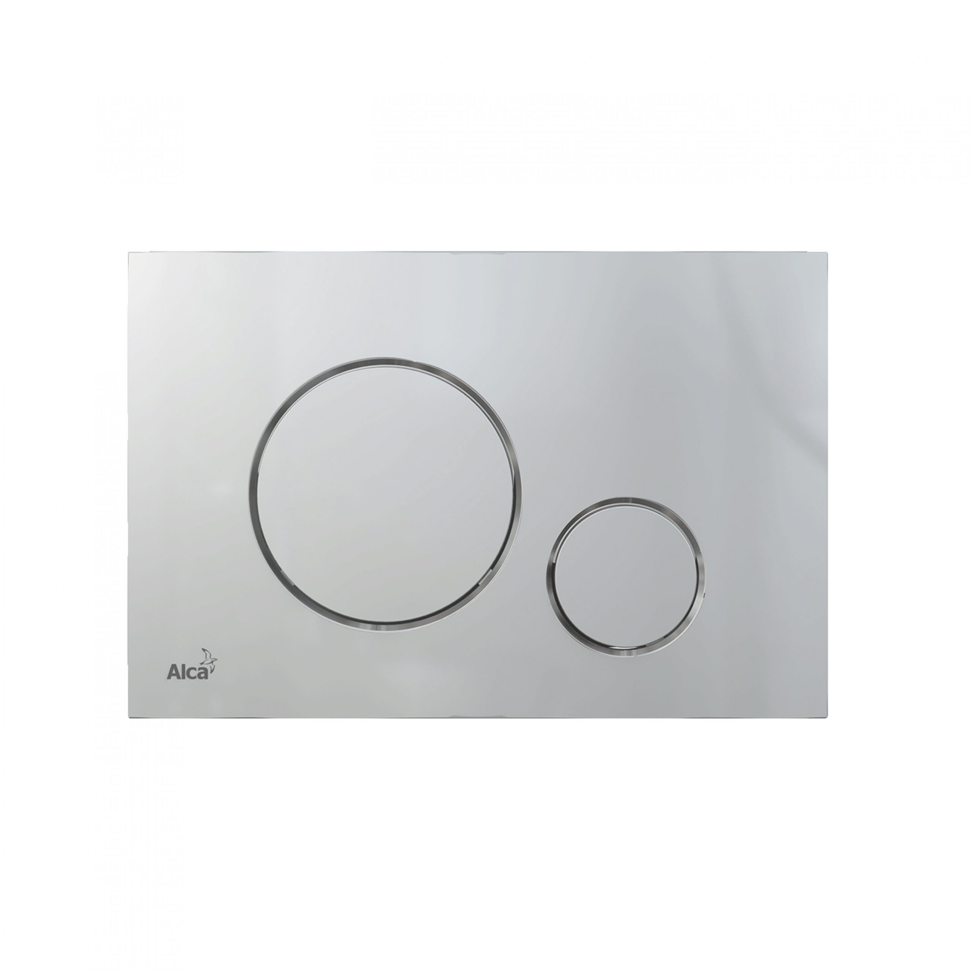 Bedieningsplaat Brugge Chroom Mat