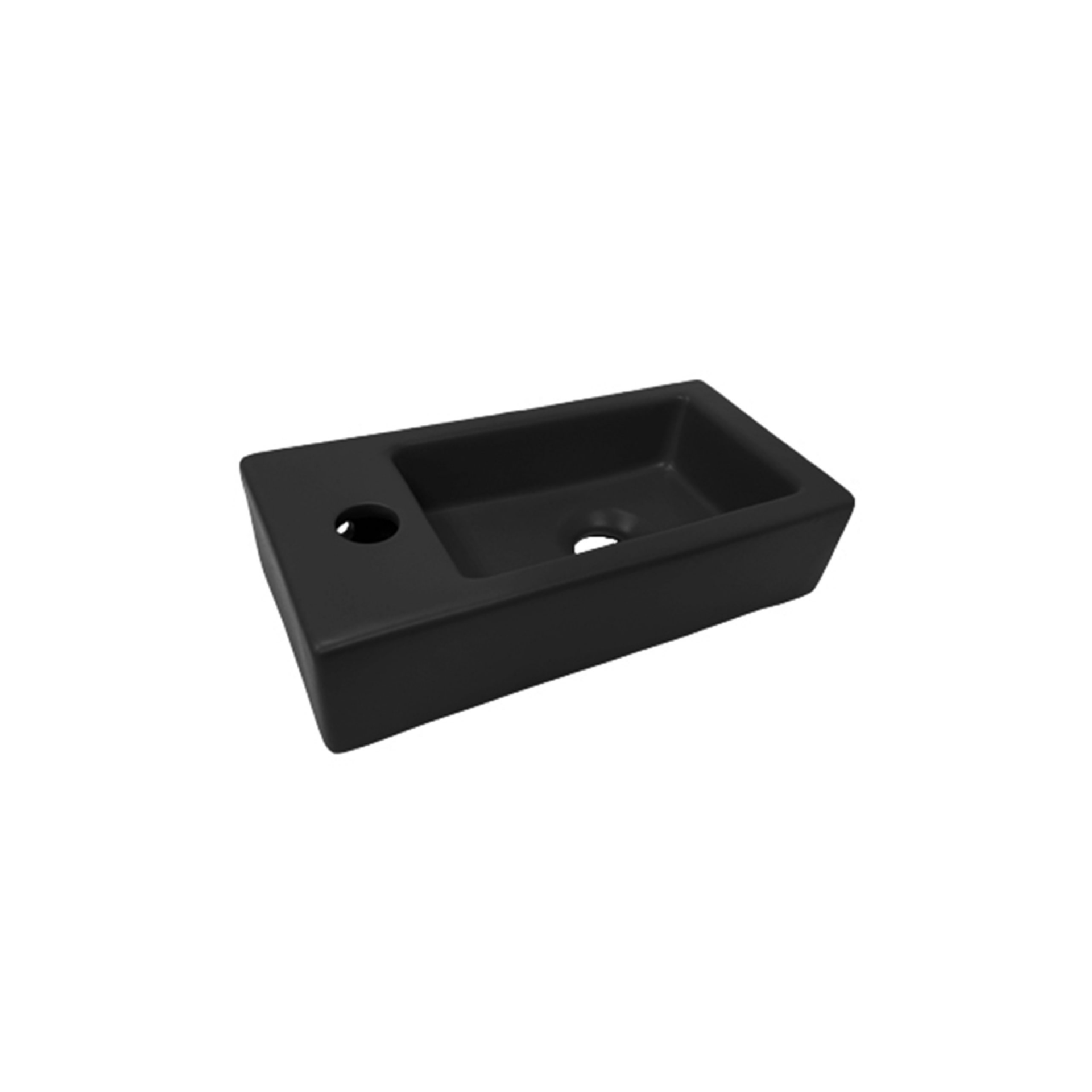 Fontein Toulouse Mini Links Mat Zwart