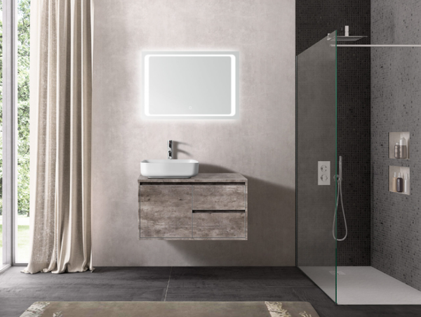 Badmeubelset Birmingham 90cm Steen