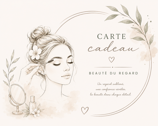 Carte cadeau Beauté du regard avec teinture