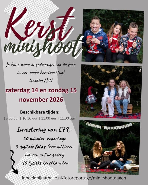 Kerst minishoots