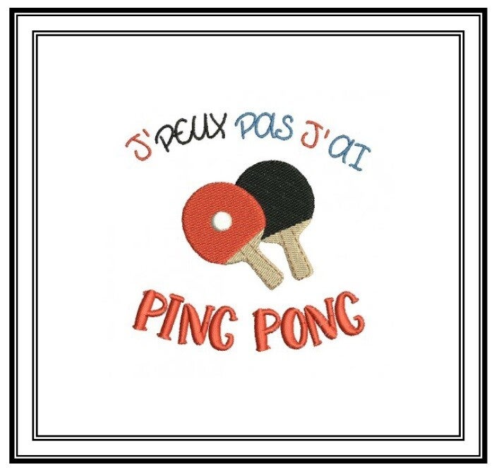 Je peux pas N°07 - N°0033 - Ping Pong