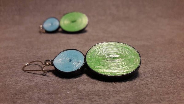 Bijoux - N°2425 - BO - Oval couleur