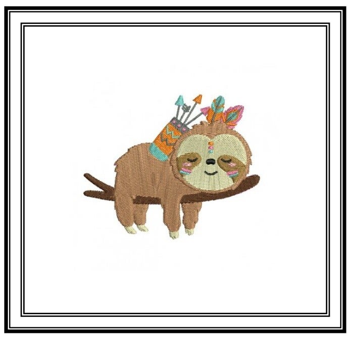 Motif Enfant N°06 - N°0160 - Paresseux