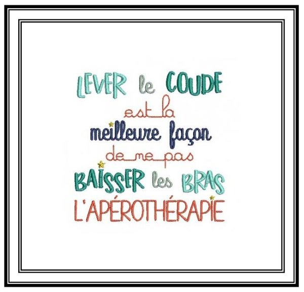 Cadeaux N°19 -  L'apérothérapie