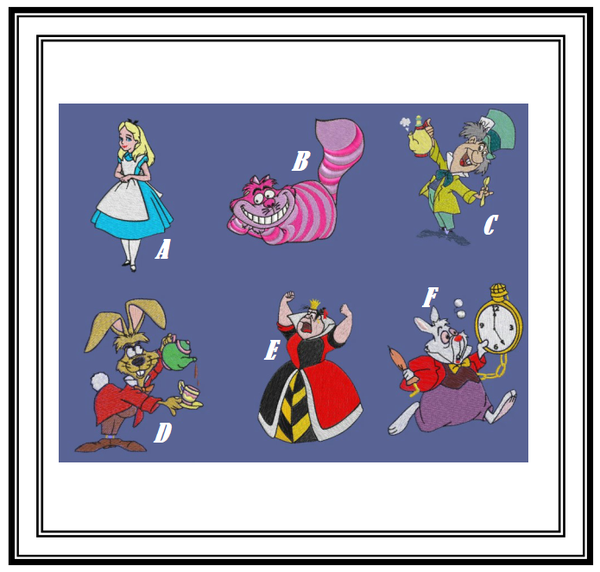 Disney N°0166 - N°409 - Alice (Pack de 6)