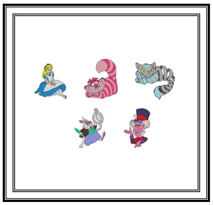 Disney N°0183 - N°426 - Alice (Pack de 5)