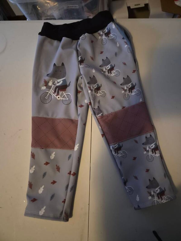 Softskjell bukse strl 92