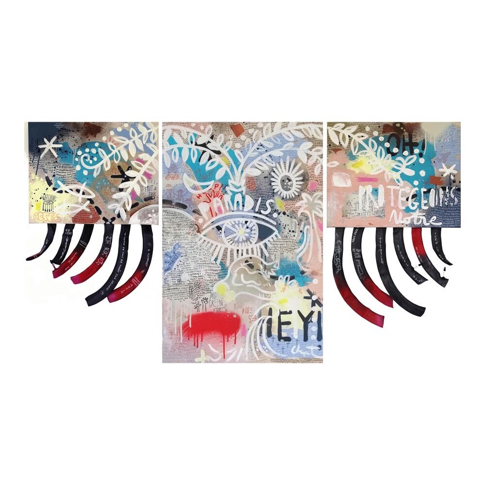 PROTEGEONS NOTRE PARADIS - 160x90 cm