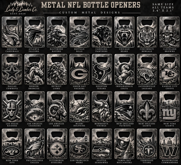 Custom NFL Team Bottle Opener