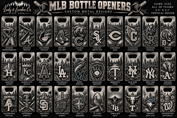 Custom MLB Team Bottle Opener
