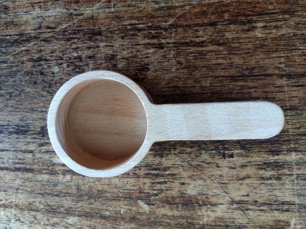 Grote houten schep