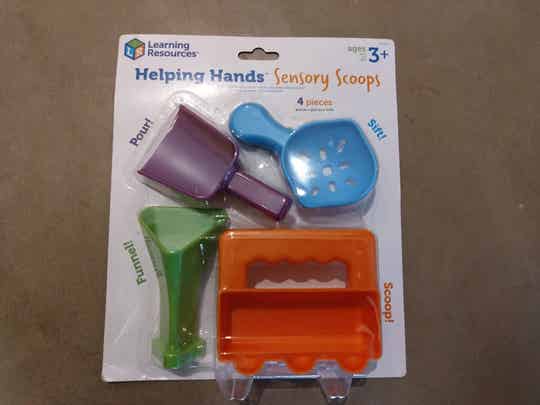 Set grote sensorische schepjes
