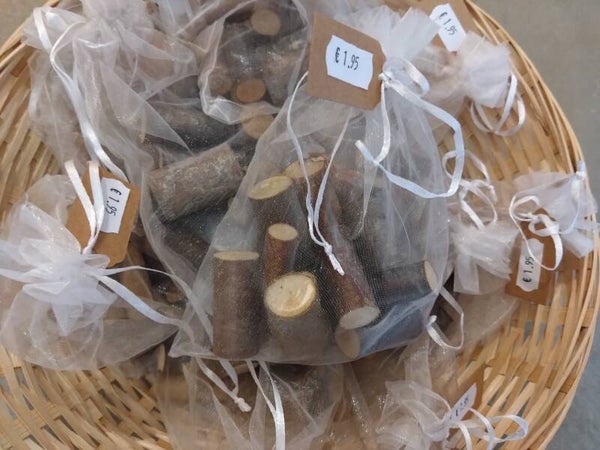 Zakje boomstammetjes