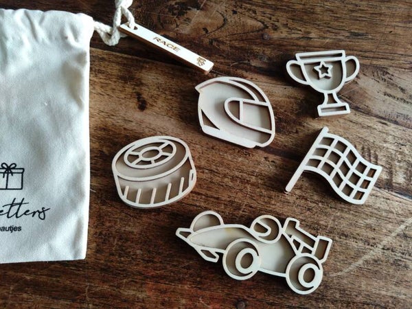 Stempel en vul vormen race