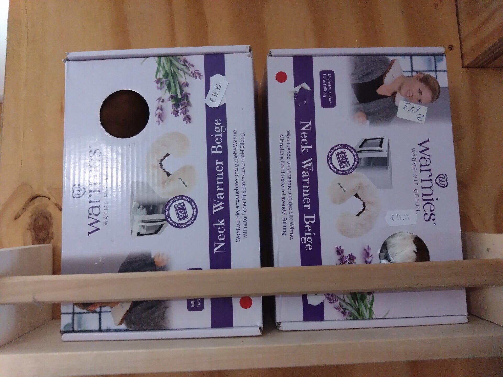 Warmies nek kussen met lavendel