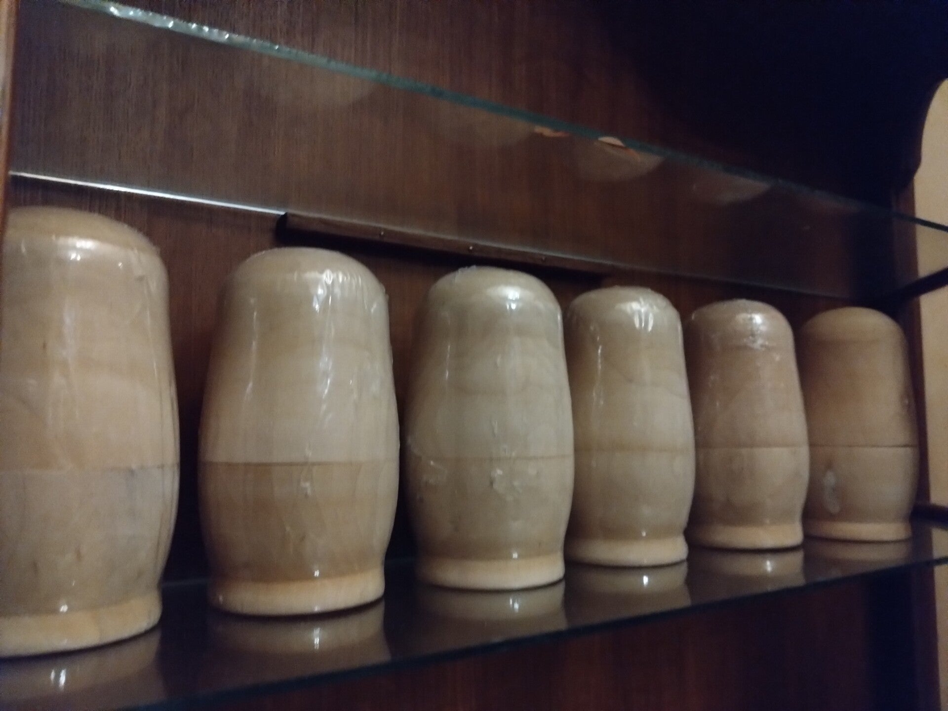 Set houten matroesjka poppen