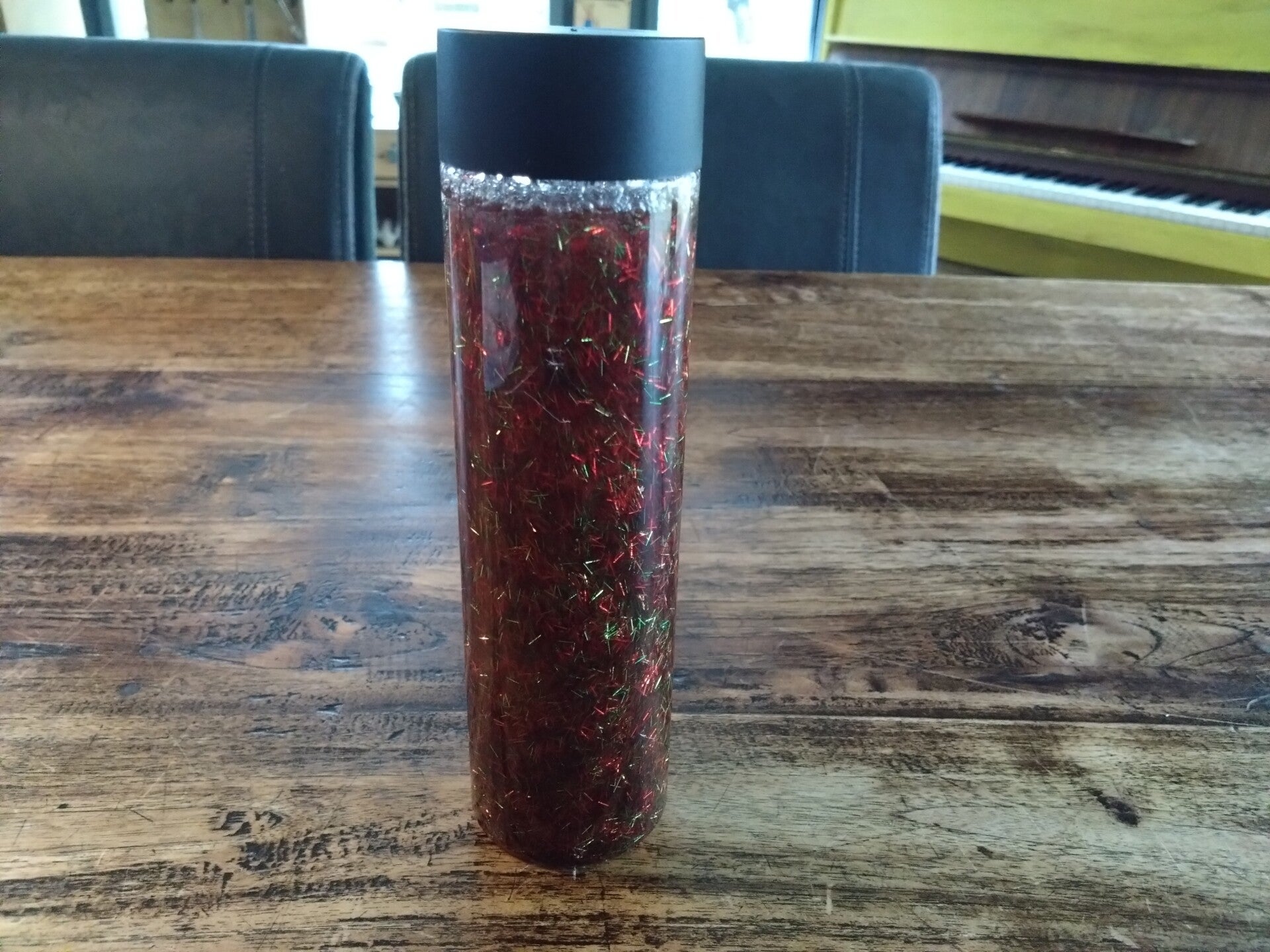 Sensorische Kerst fles met glitters 3+1 gratis