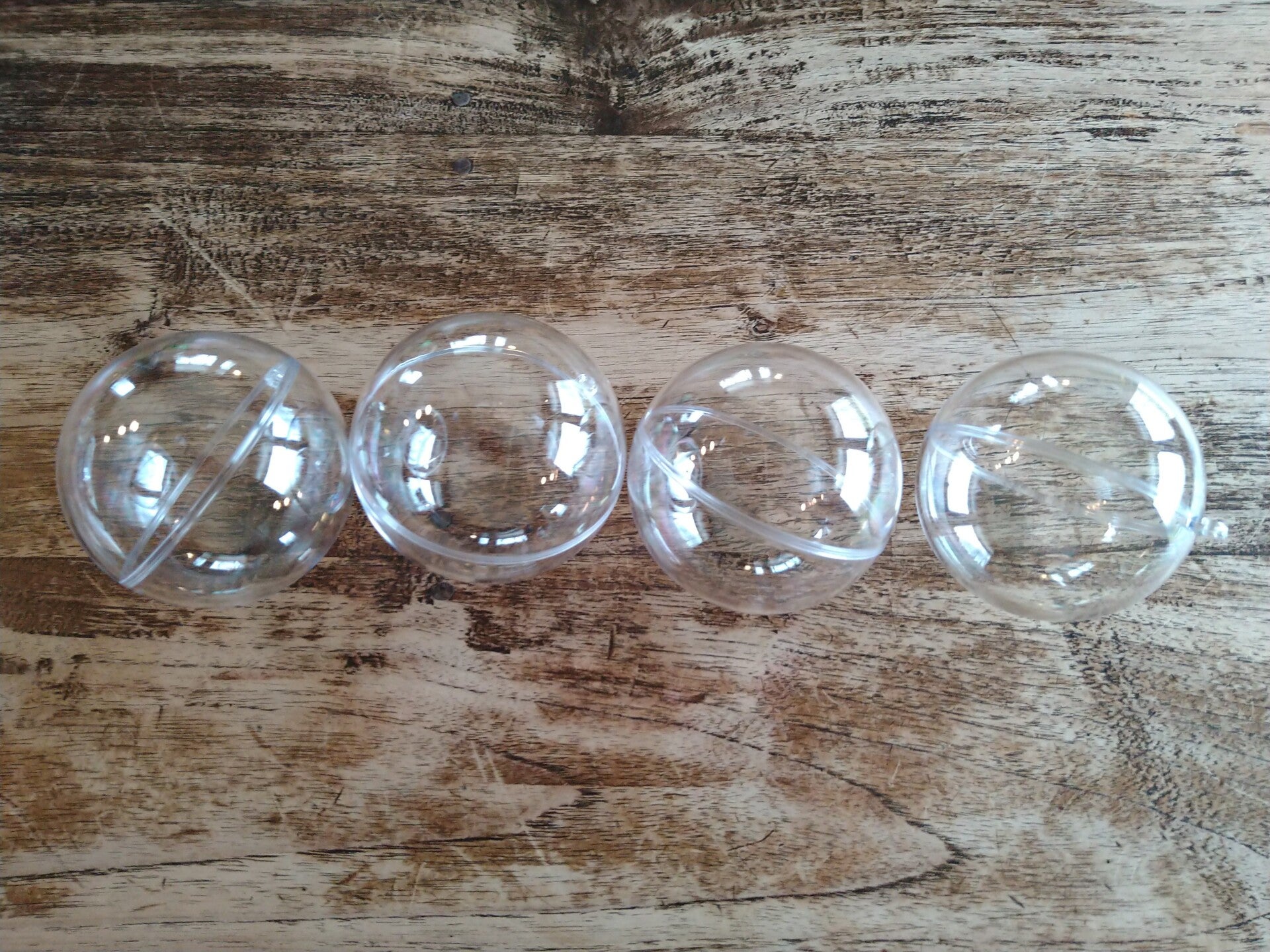 Set van 4 Sensorische lege (Kerst) Ballen