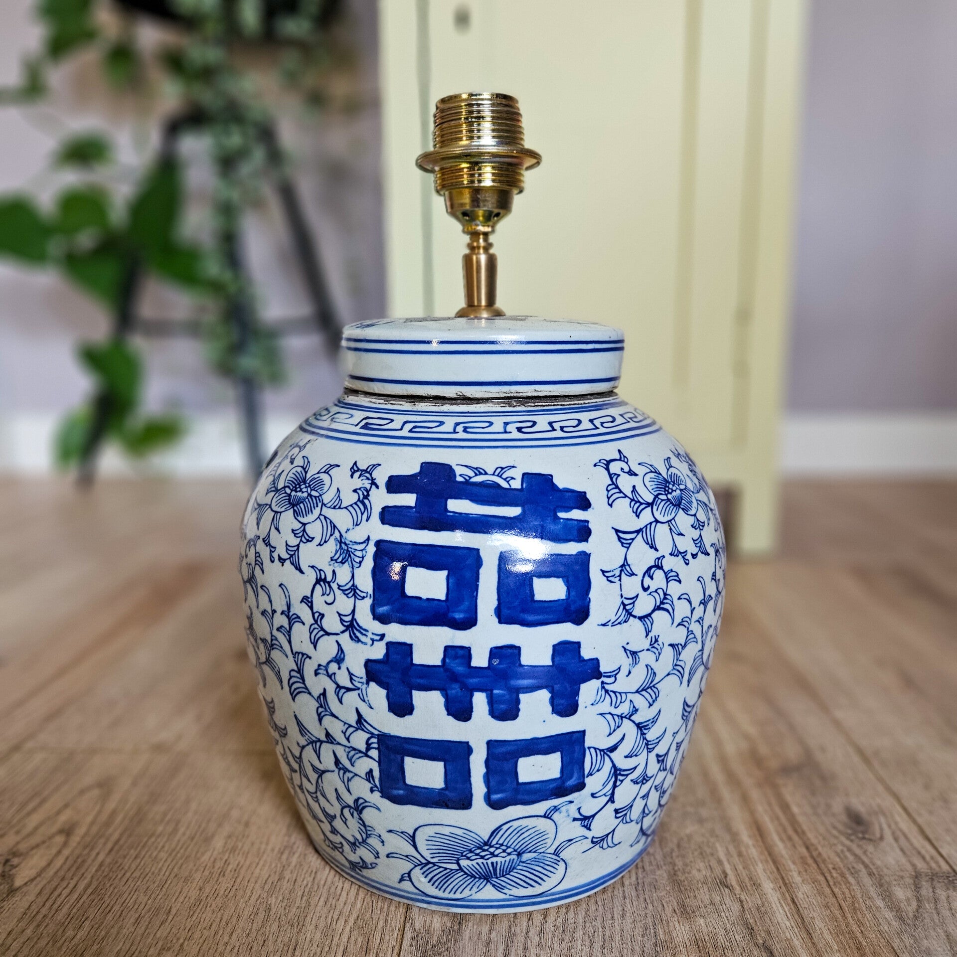 Lampvoet Gemberpot "Dubbelgeluk"