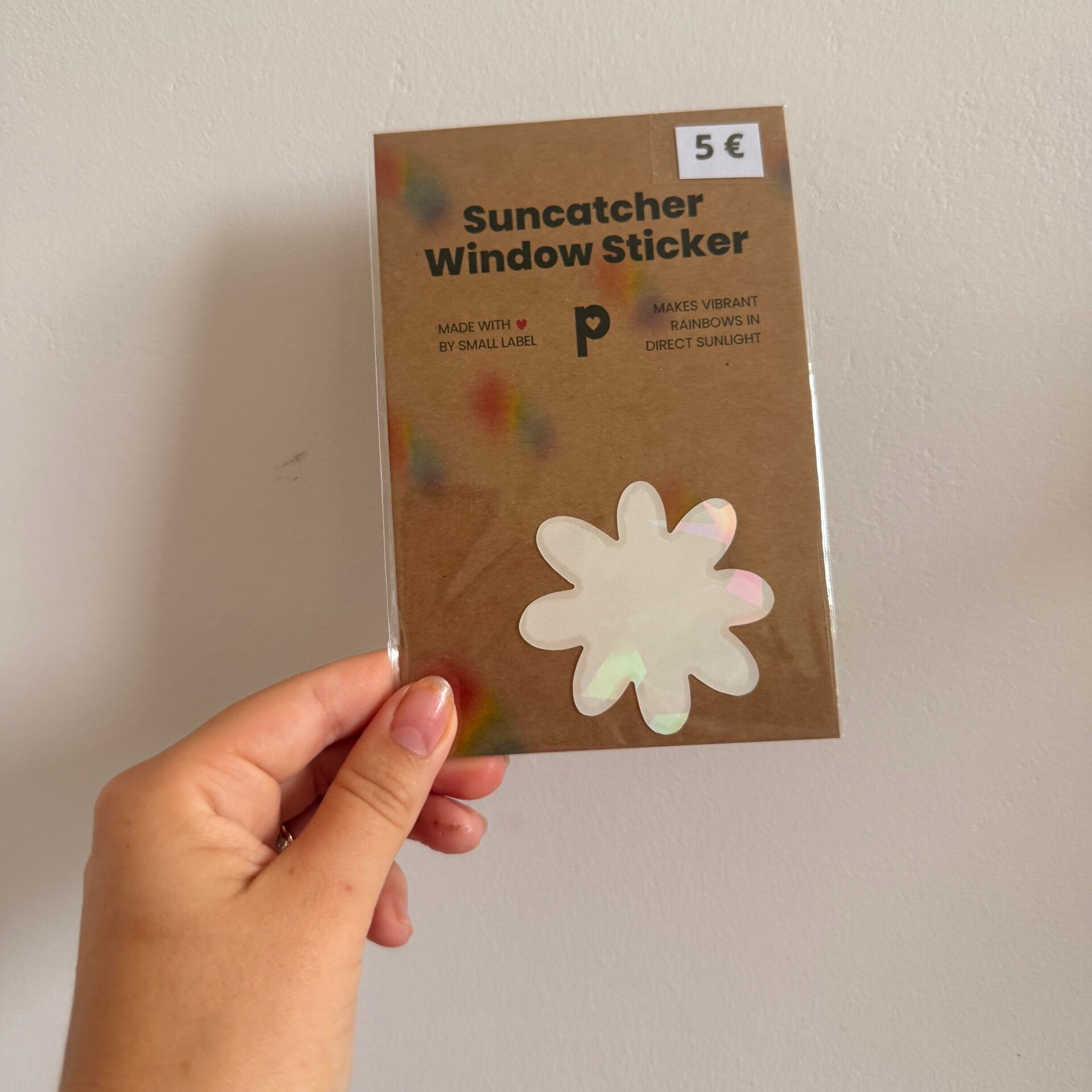 Stickers sun catcher fleurs