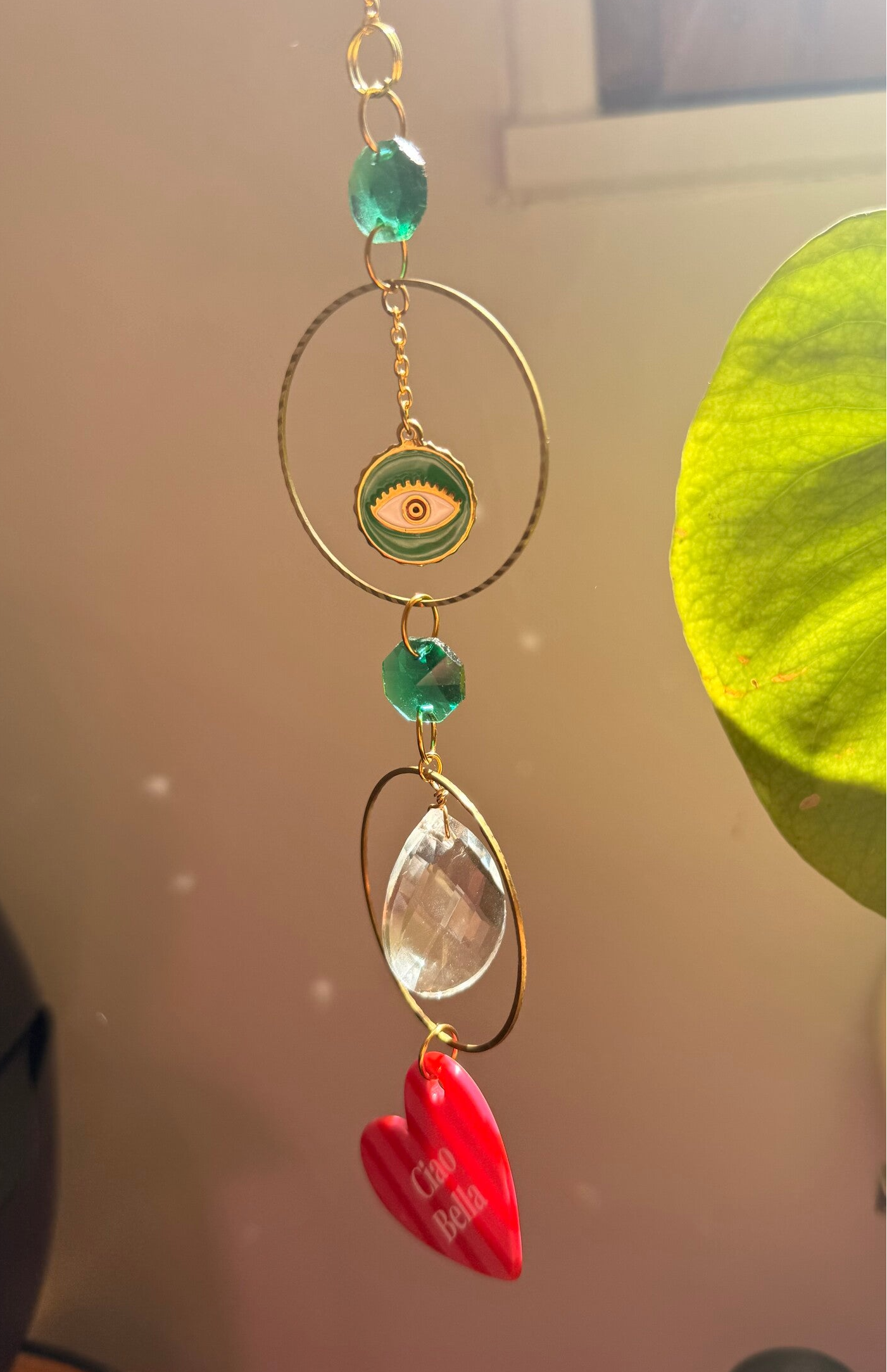 Attrape soleil " oeil de protection "